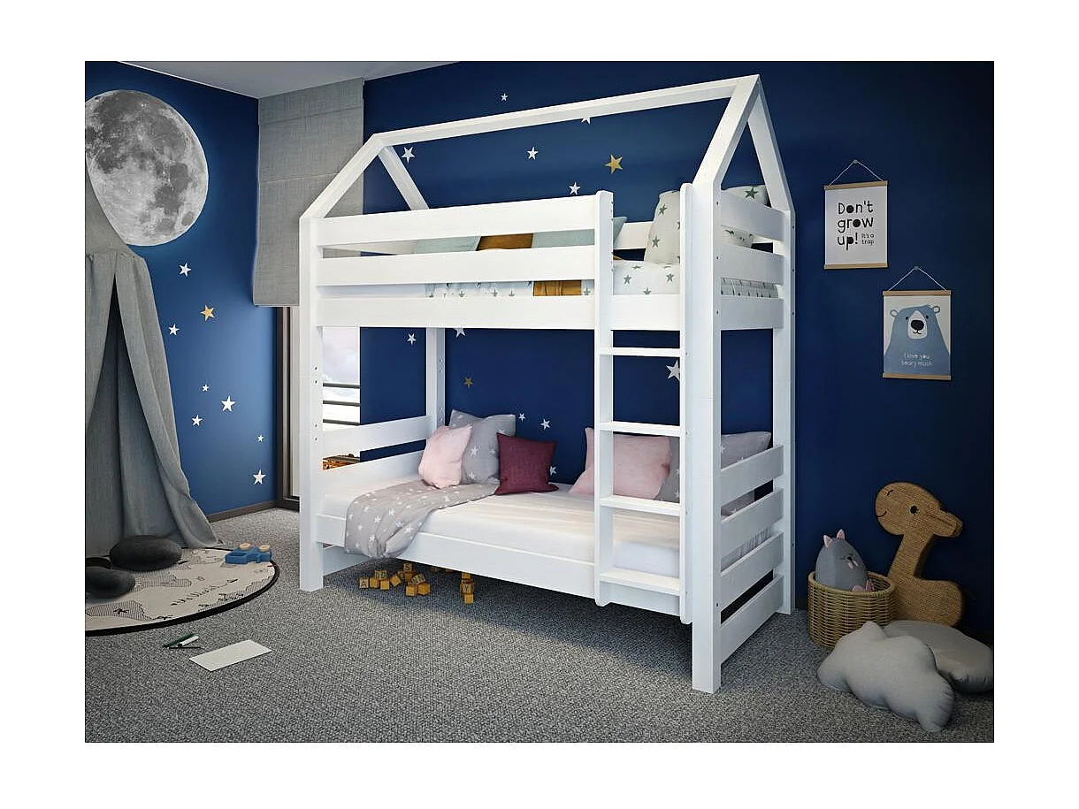 Stapelbed 2098x998x2284 mm Wit Jan House