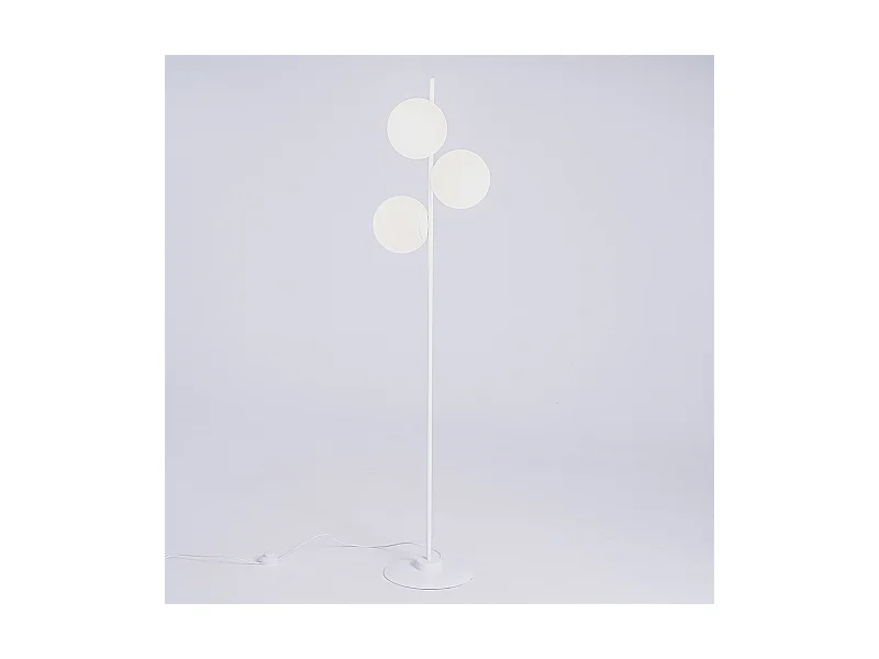 Stehlampe 0,42x0,22x1,55 m weiß Bobler