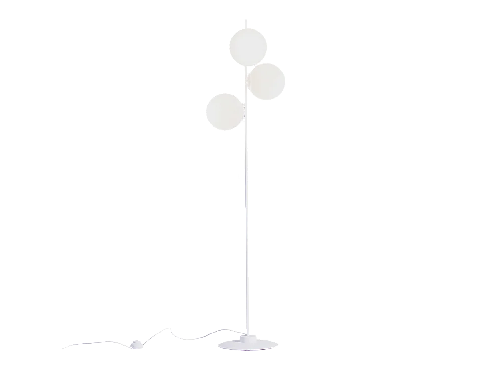 Lampadaire 0,42x0,22x1,55 m blanc Bobler