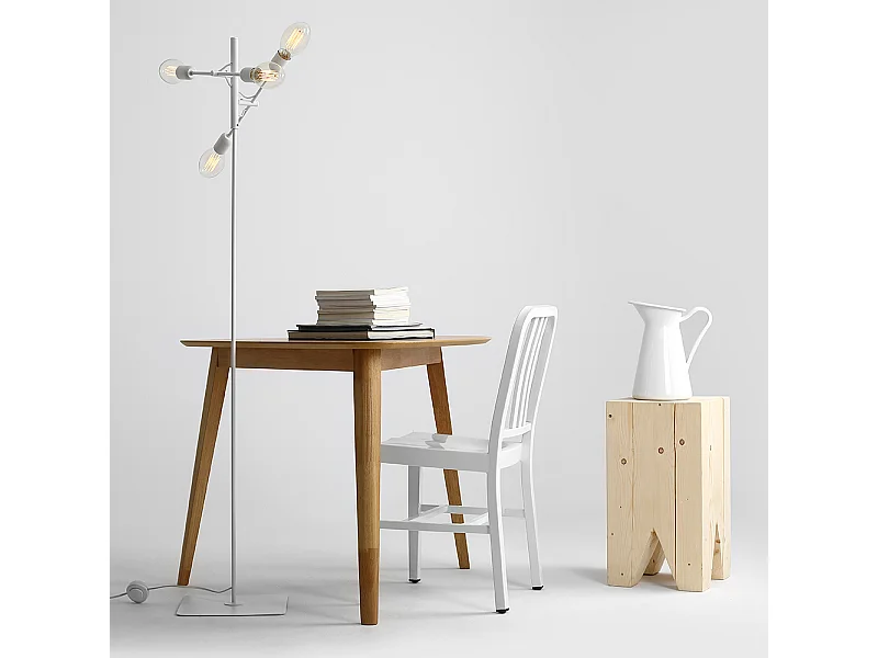 Vloerlamp 0,43x0,43x1,6 m wit Twigo floor 4