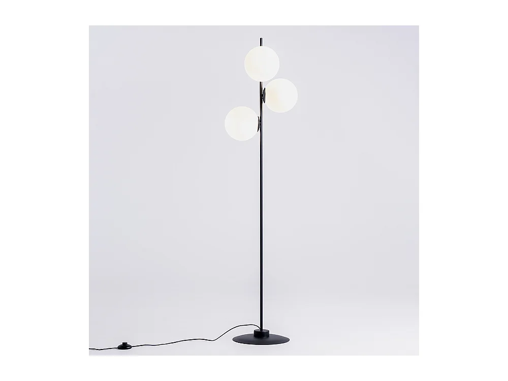Vloerlamp 0,42x0,22x1,55 m zwart Bobler