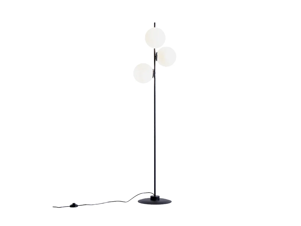 Vloerlamp 0,42x0,22x1,55 m zwart Bobler