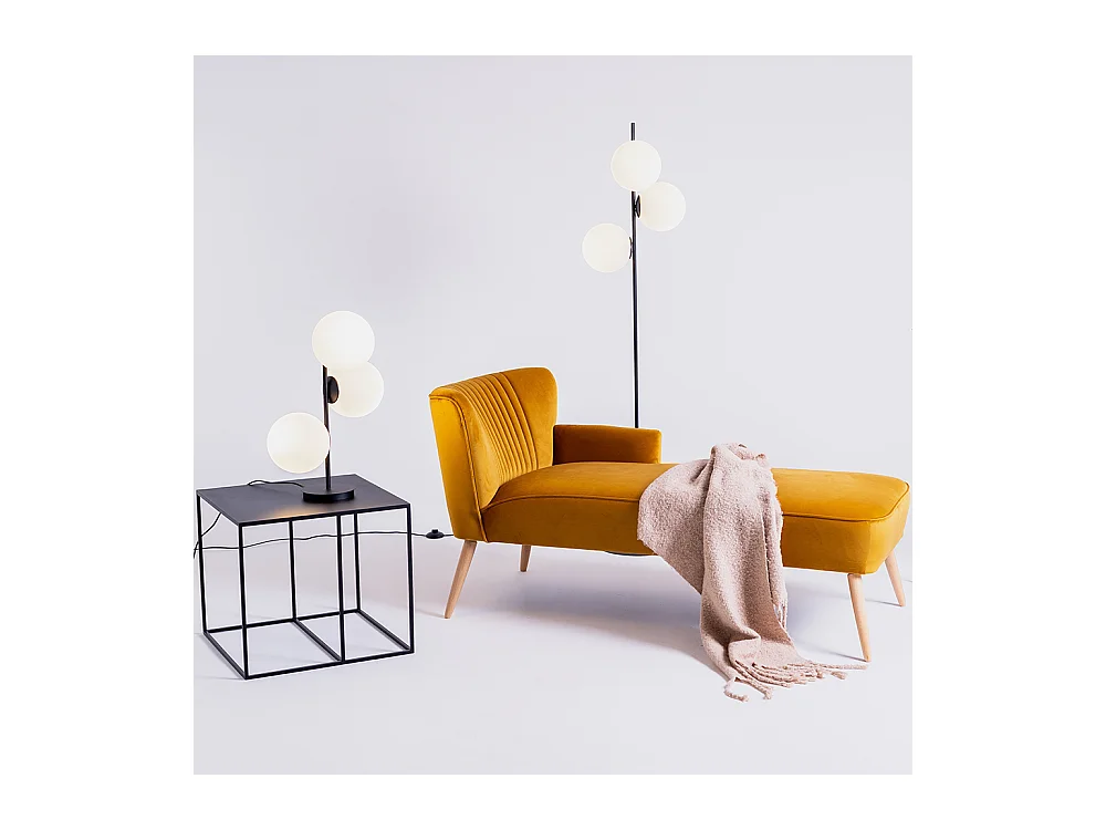 Vloerlamp 0,42x0,22x1,55 m zwart Bobler