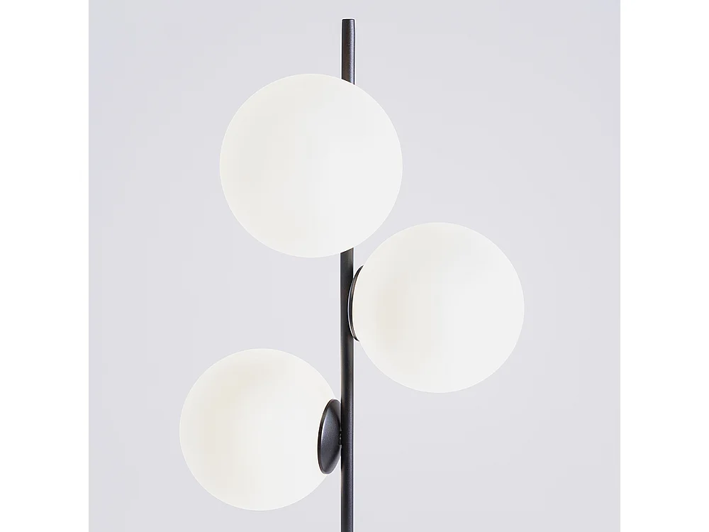 Lámpara de pie 0,42x0,22x1,55 m negra Bobler