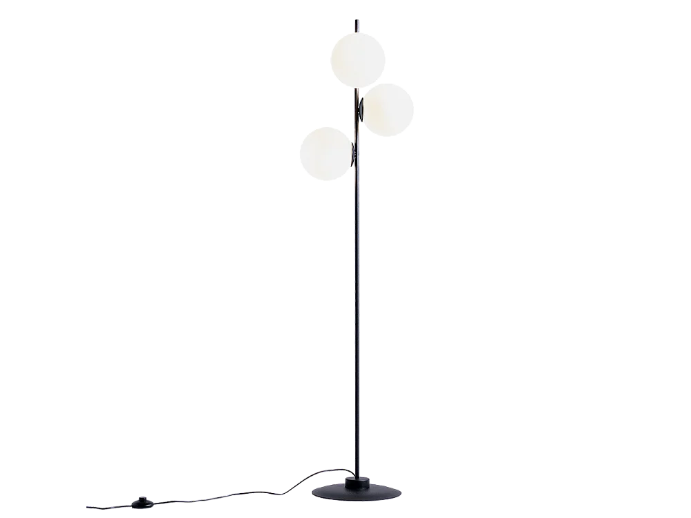 Lampada da terra 0,42x0,22x1,55 m nera Bobler