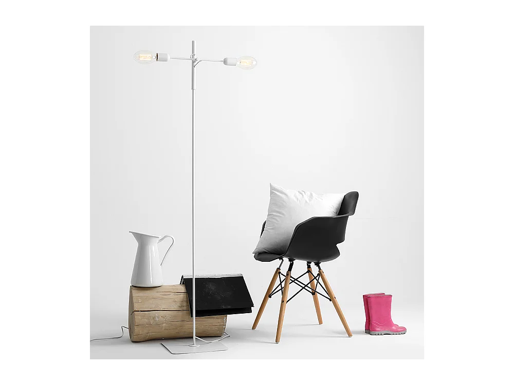 Vloerlamp 0,43x0,43x1,6 m wit Twigo vloer 2