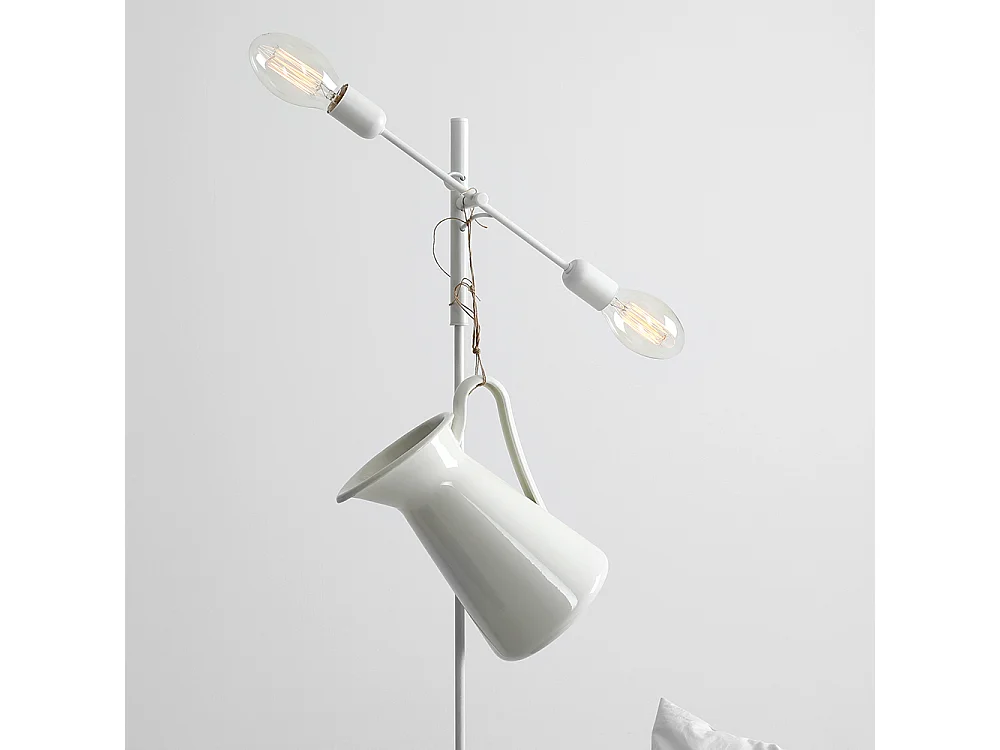 Lampadaire 0,43x0,43x1,6 m blanc Twigo Floor 2