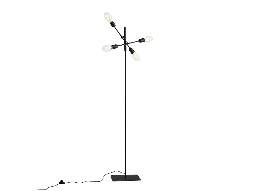 Lampadaire 0,43x0,43x1,6 m noir Twigo Floor 4