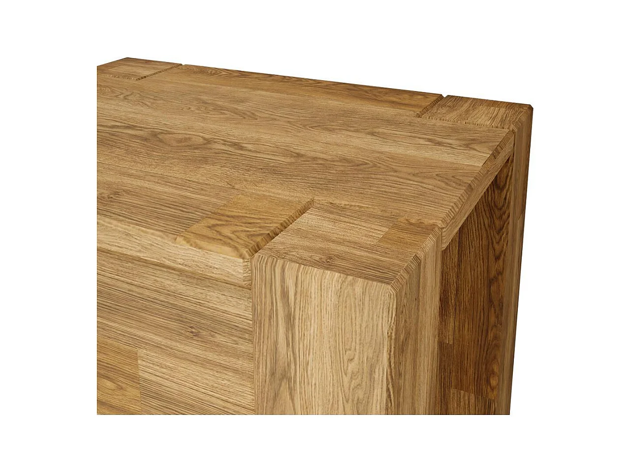 Nachtkastje 0.45x0.43x0.35 m eiken Aruba Rustical Oak