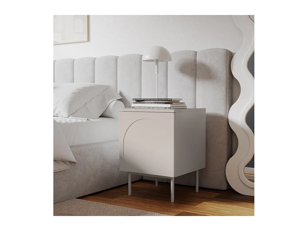 Nachttisch 40x40x55,5 cm Cashmere Ästhetik