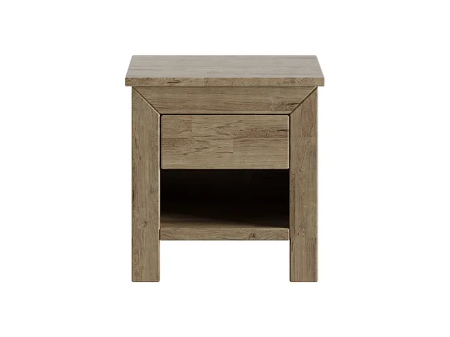 Nachttisch 0,45x0,465x0,45 m Rustikale Eiche Verona