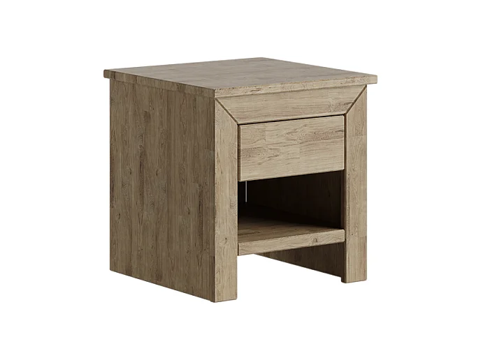 Nachttisch 0,45x0,465x0,45 m Rustikale Eiche Verona