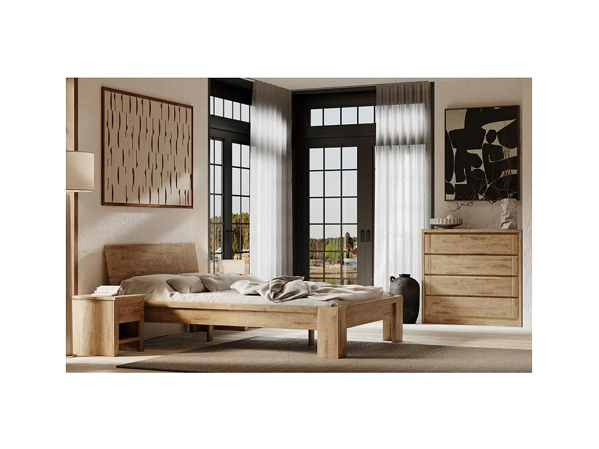 Nachttisch 0,45x0,465x0,45 m Rustikale Eiche Verona