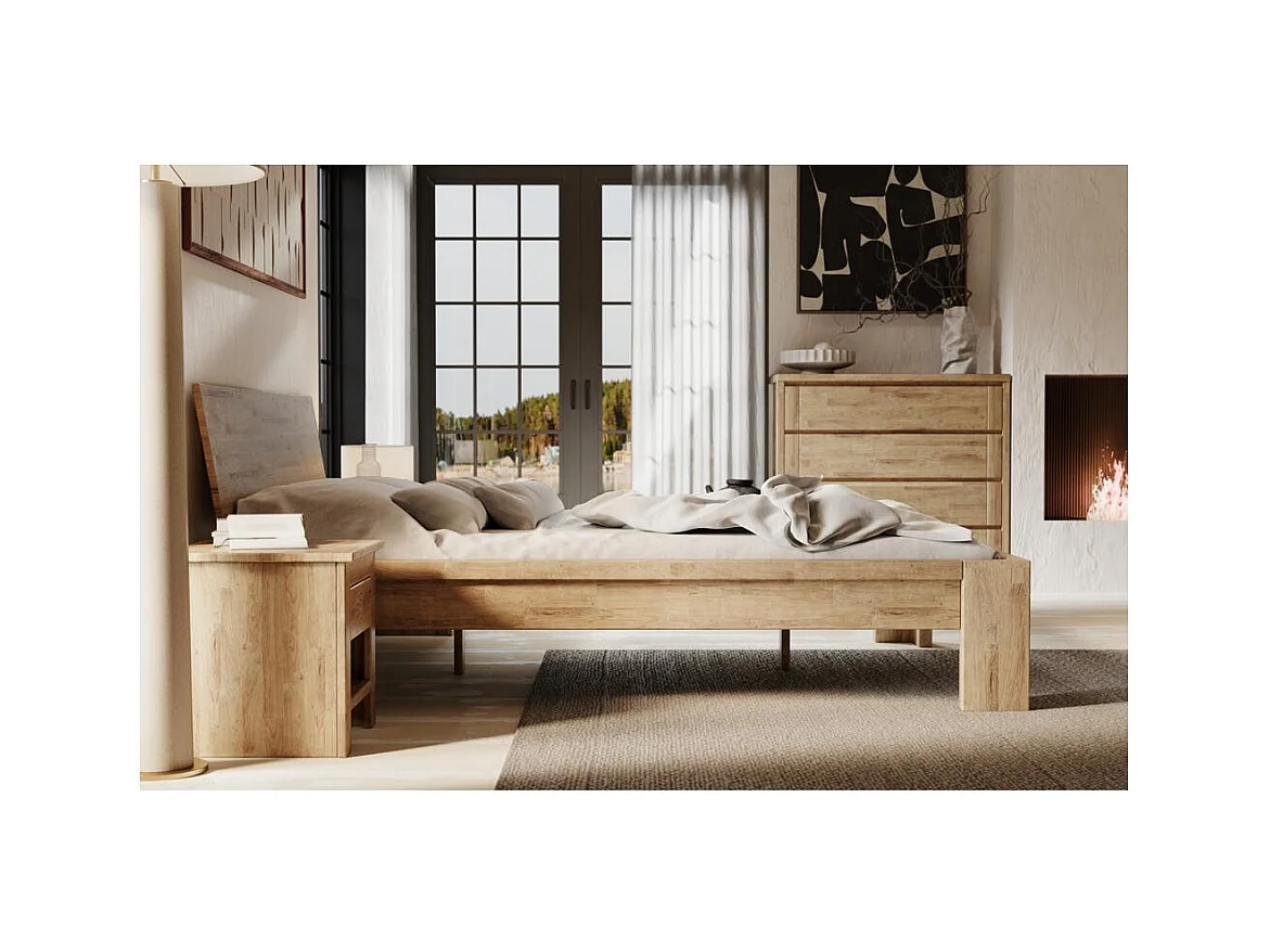 Nachttisch 0,45x0,465x0,45 m Rustikale Eiche Verona