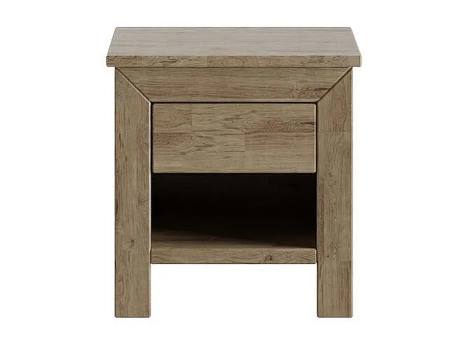 Nachtkastje 0.45x0.465x0.45 m Rustiek eiken Verona