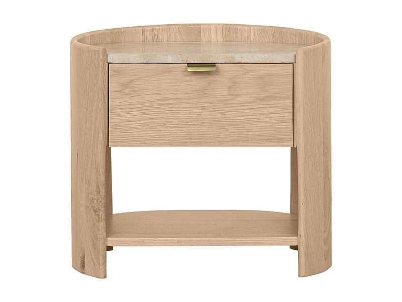 Nachttisch 45x50x35 cm Eiche Murmure