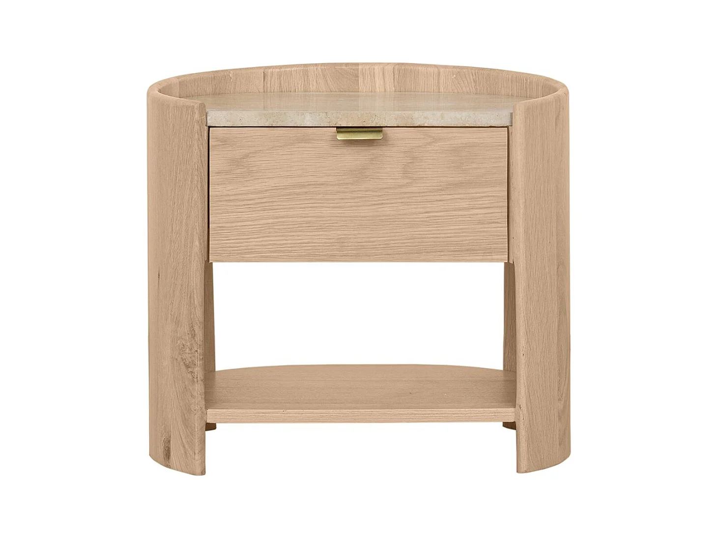 Nachttisch 45x50x35 cm Eiche Murmure