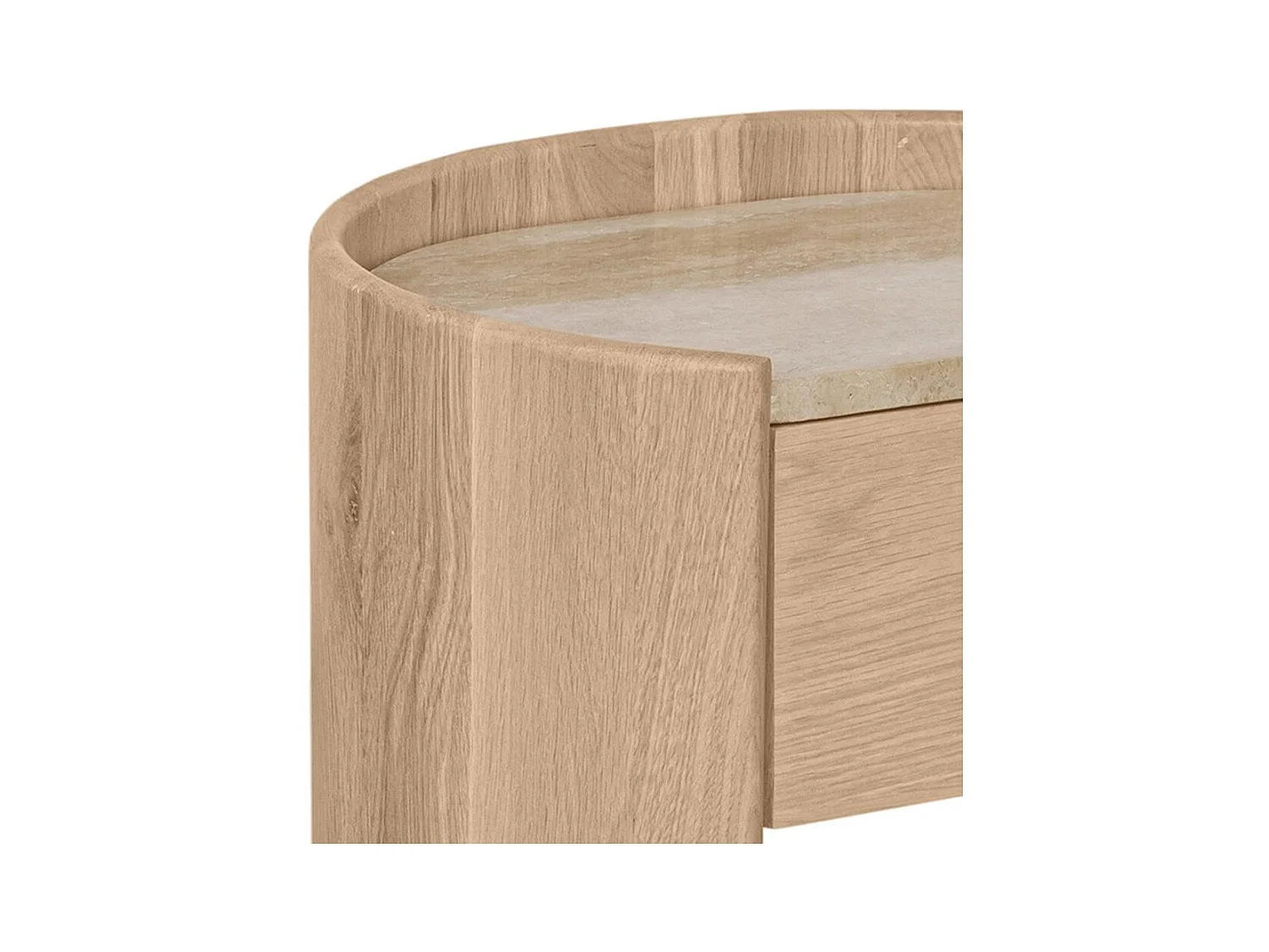 Nachttisch 45x50x35 cm Eiche Murmure