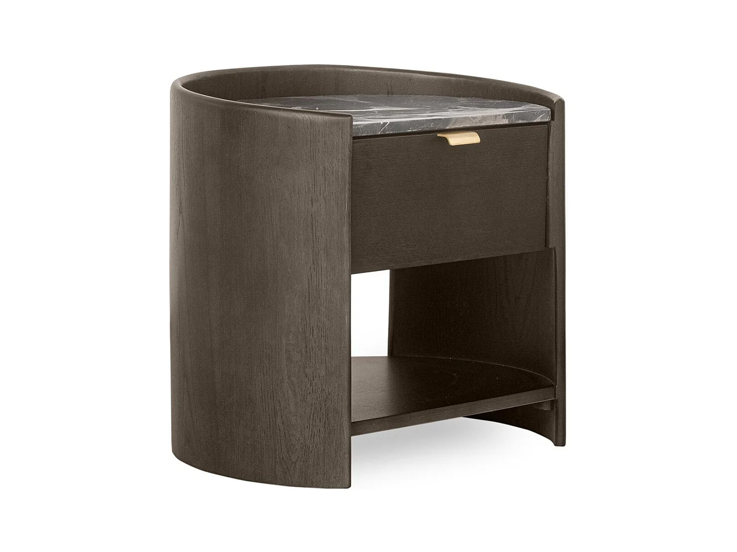 Nachttisch 45x50x35 cm Walnuss Murmure