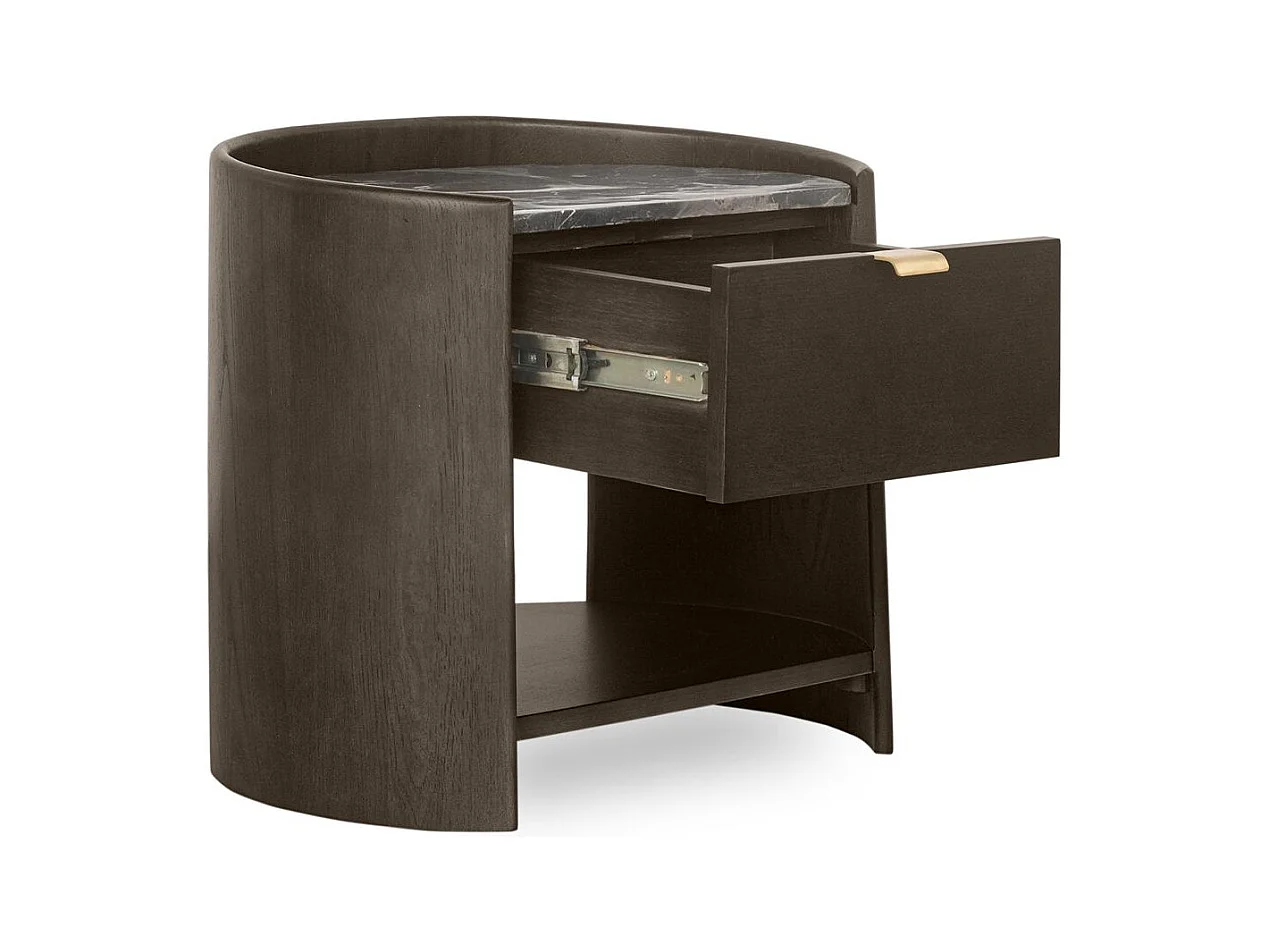 Nachttisch 45x50x35 cm Walnuss Murmure