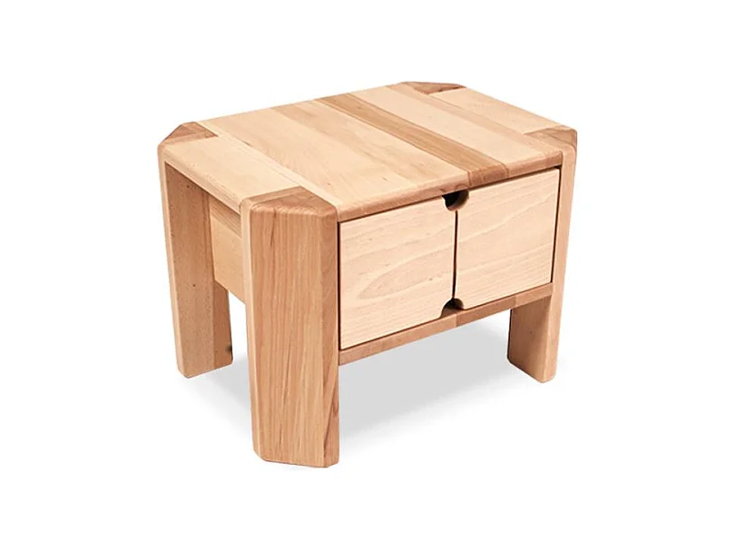 Nachtkastje 50x38x35 cm natuurlijk Loft