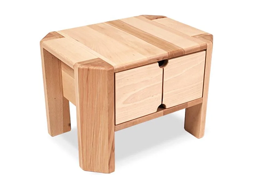 Mesa de cabeceira 50x38x35 cm natural Loft