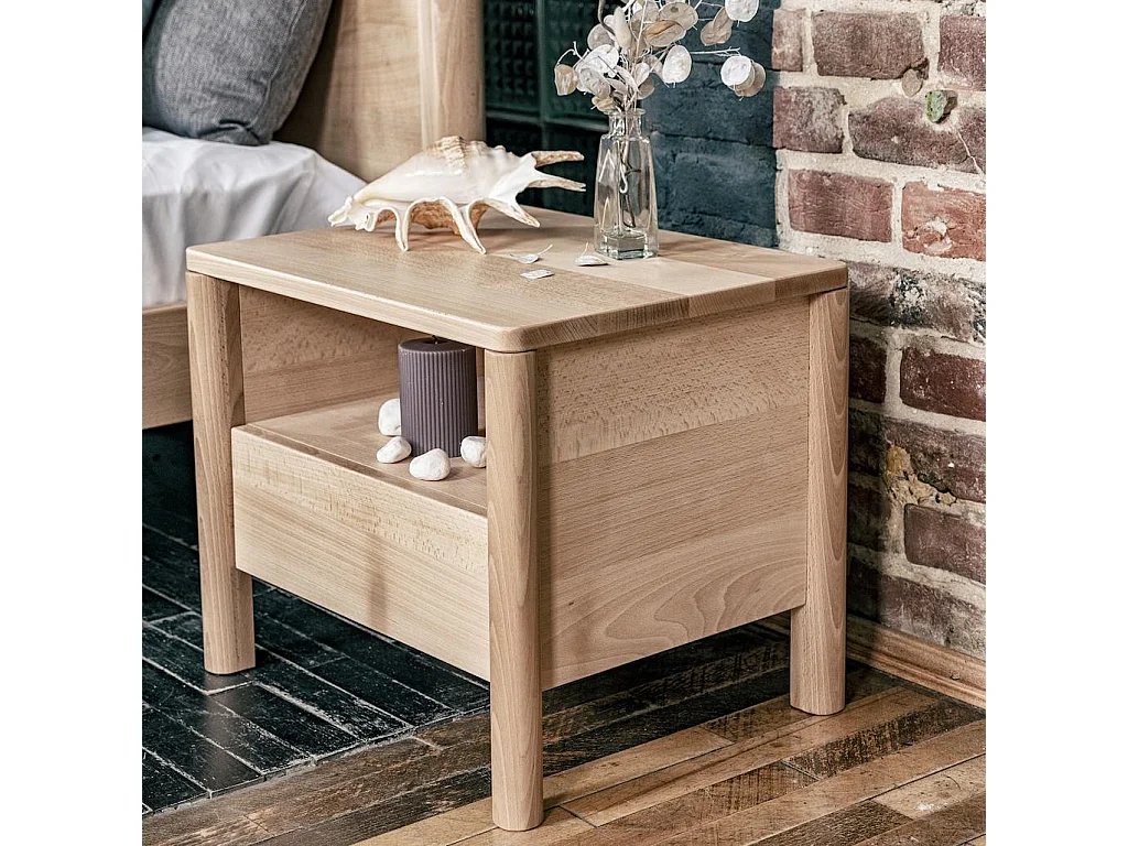 Nachtkastje 0,49x0,39x0,41 m onbehandeld Drop