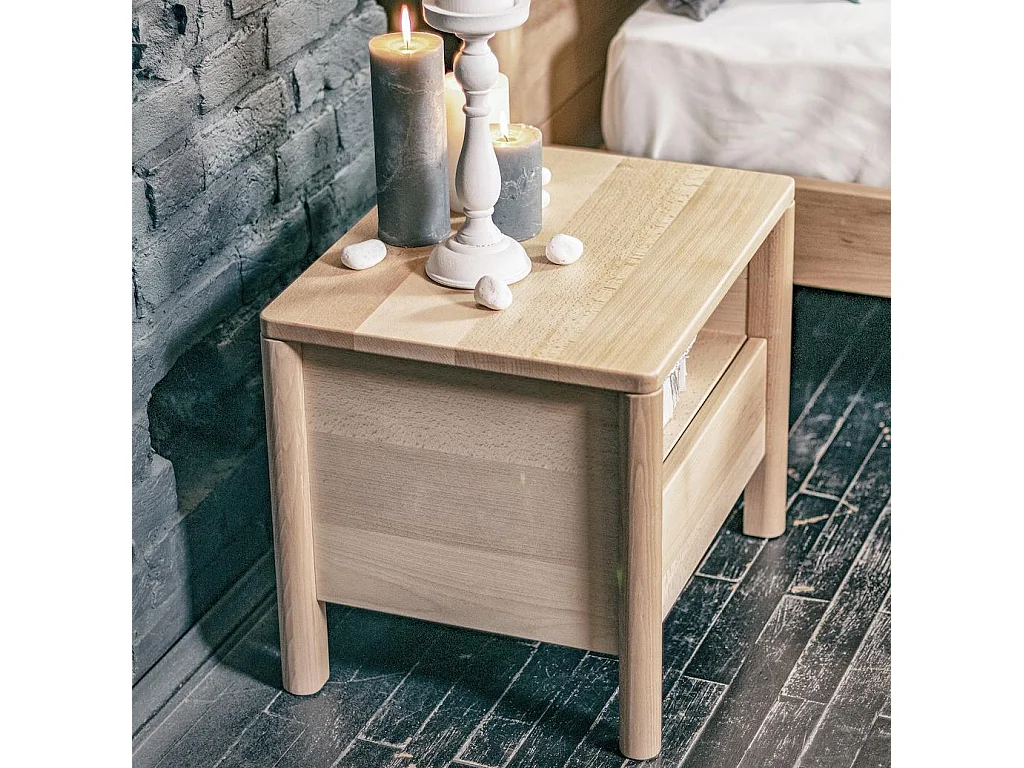 Nachtkastje 0,49x0,39x0,41 m onbehandeld Drop