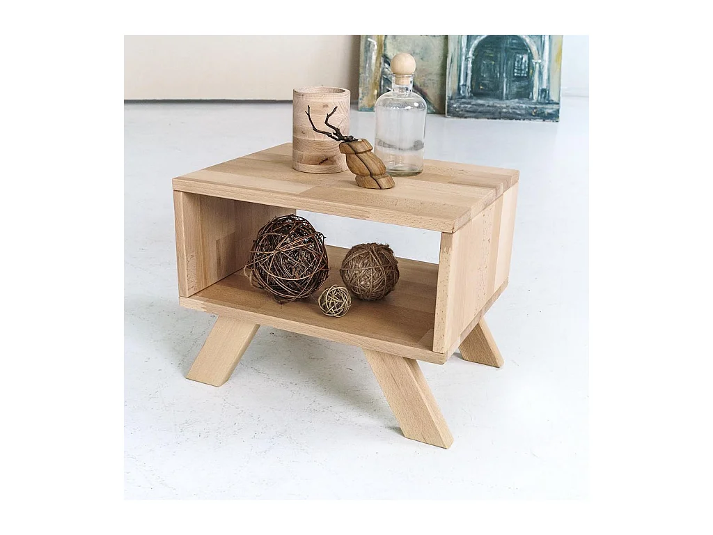 Nachttisch 0,45x0,35x0,34 m unbehandelt Allegro