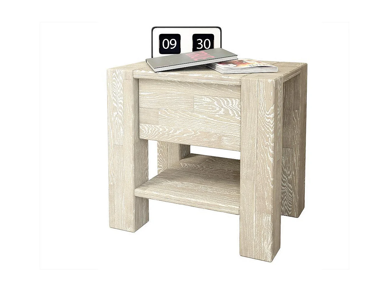 Mesa de cabeceira 45x43x35 cm carvalho Aruba