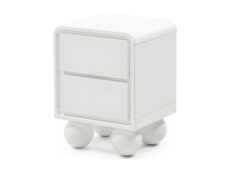 Nachttisch 45x40x60 cm weiß Nori