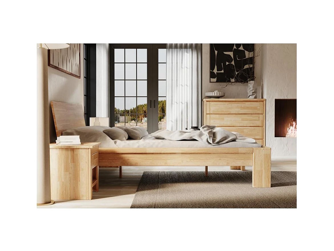 Nachttisch 0,45x0,465x0,45 m geölte Eiche Verona