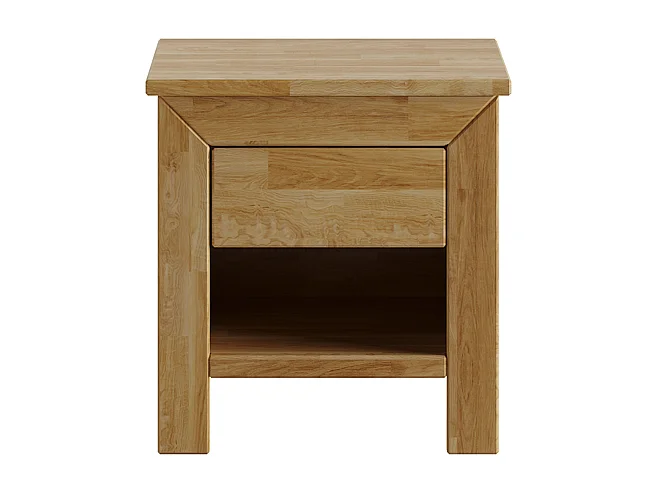 Nachtkastje 0,45x0,465x0,45 m olie eiken Verona