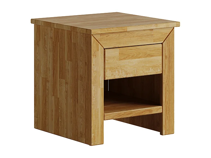 Nachtkastje 0,45x0,465x0,45 m olie eiken Verona