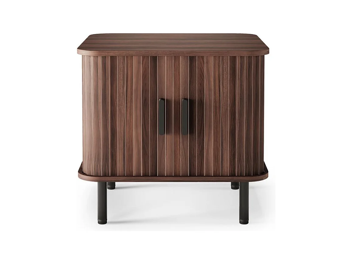 Nachttisch 55x58x48 cm Dunkelbraun EPIQUE