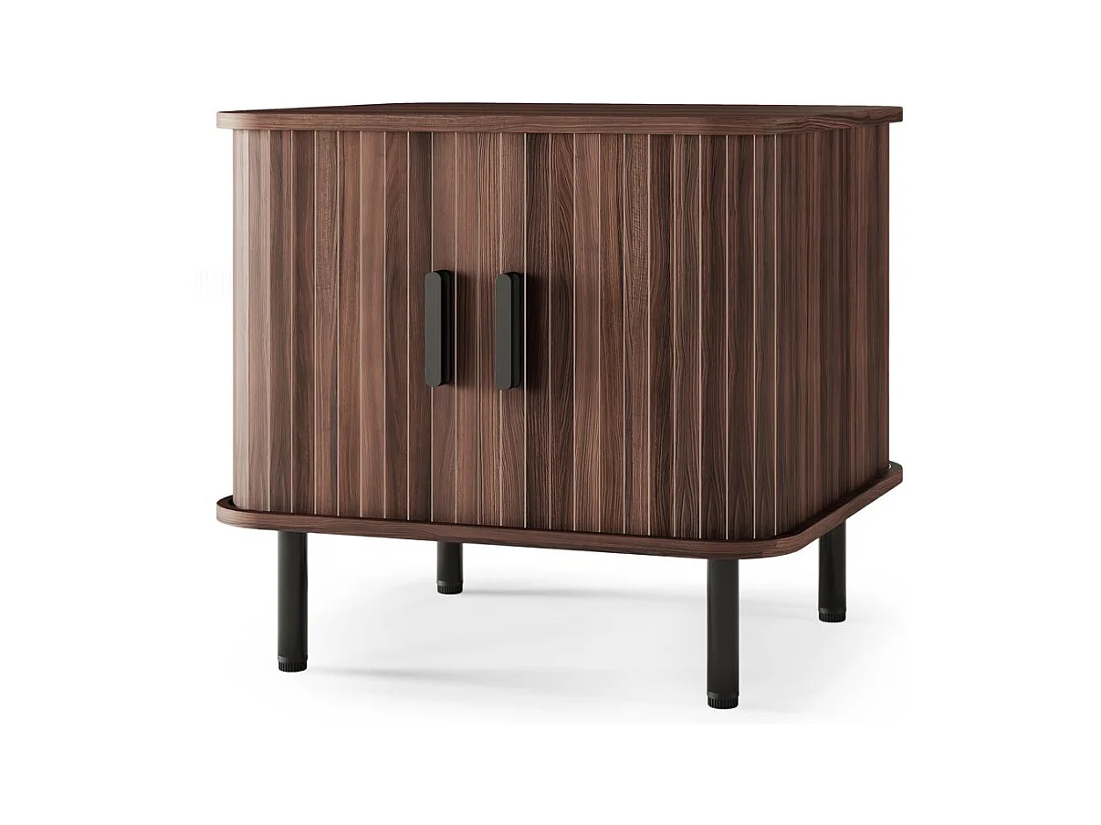 Nachttisch 55x58x48 cm Dunkelbraun EPIQUE