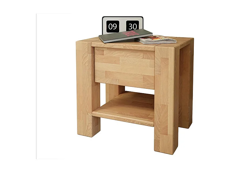 Nachttisch 0,45x0,43x0,35 m Buche Aruba Buche