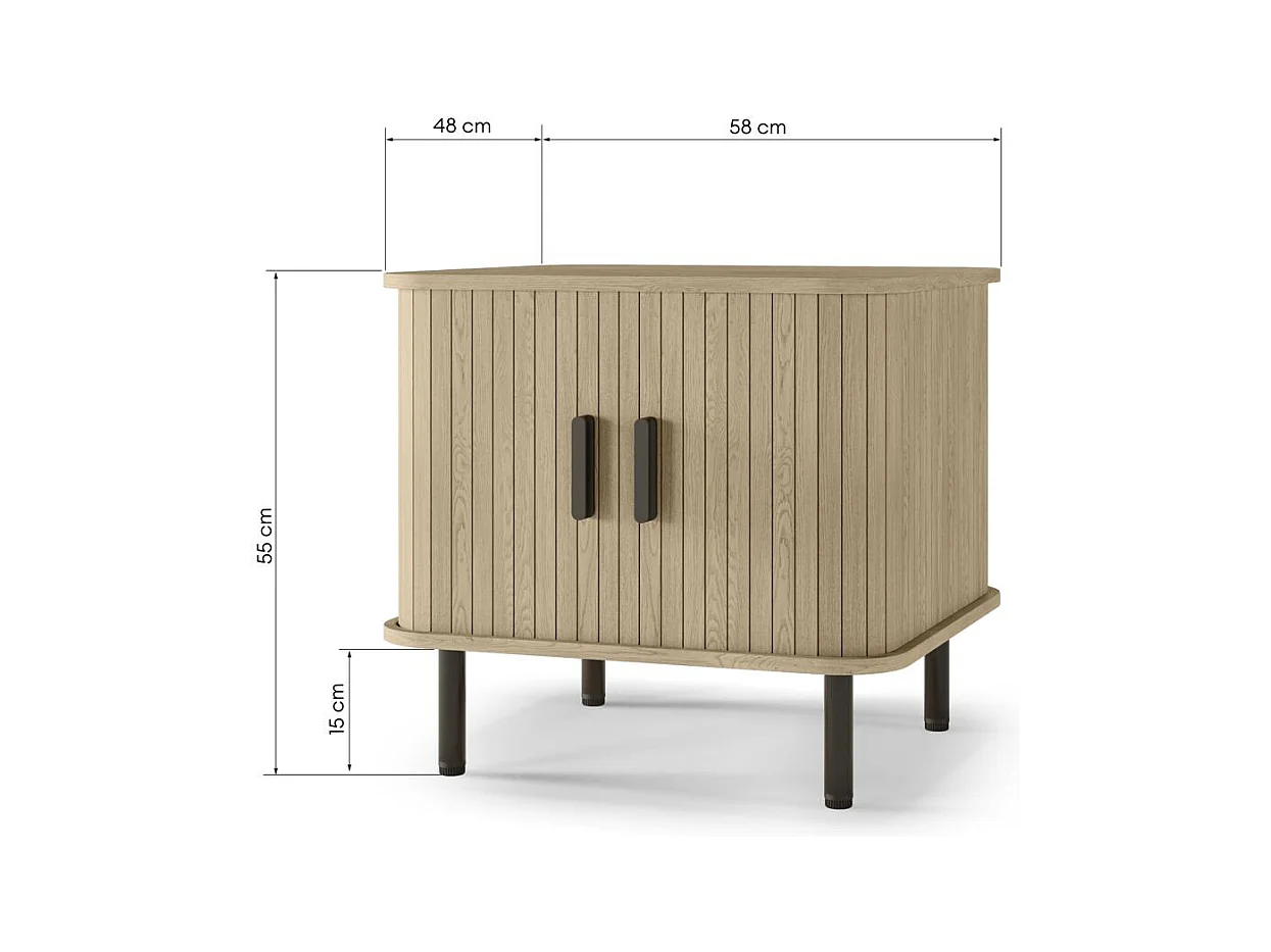 Nachttisch 58x48x55 cm lichteiche EPIQUE