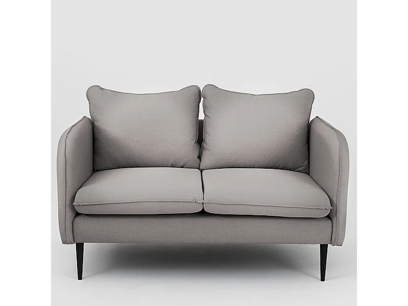 Sofá 0,89x1,45x0,9 m preto Posh Black