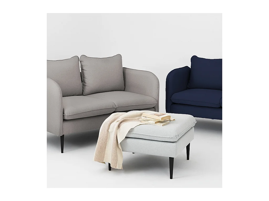 Bank 0,89x1,45x0,9 m zwart Posh Black