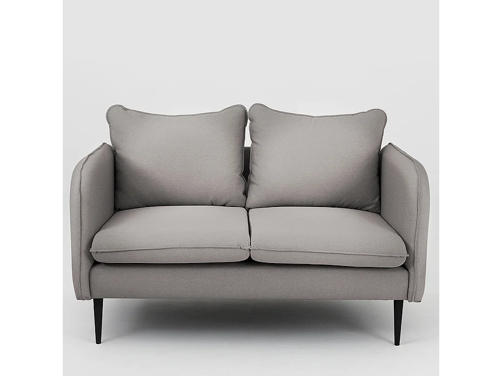 Sofá 0,89x1,45x0,9 m preto Posh Black