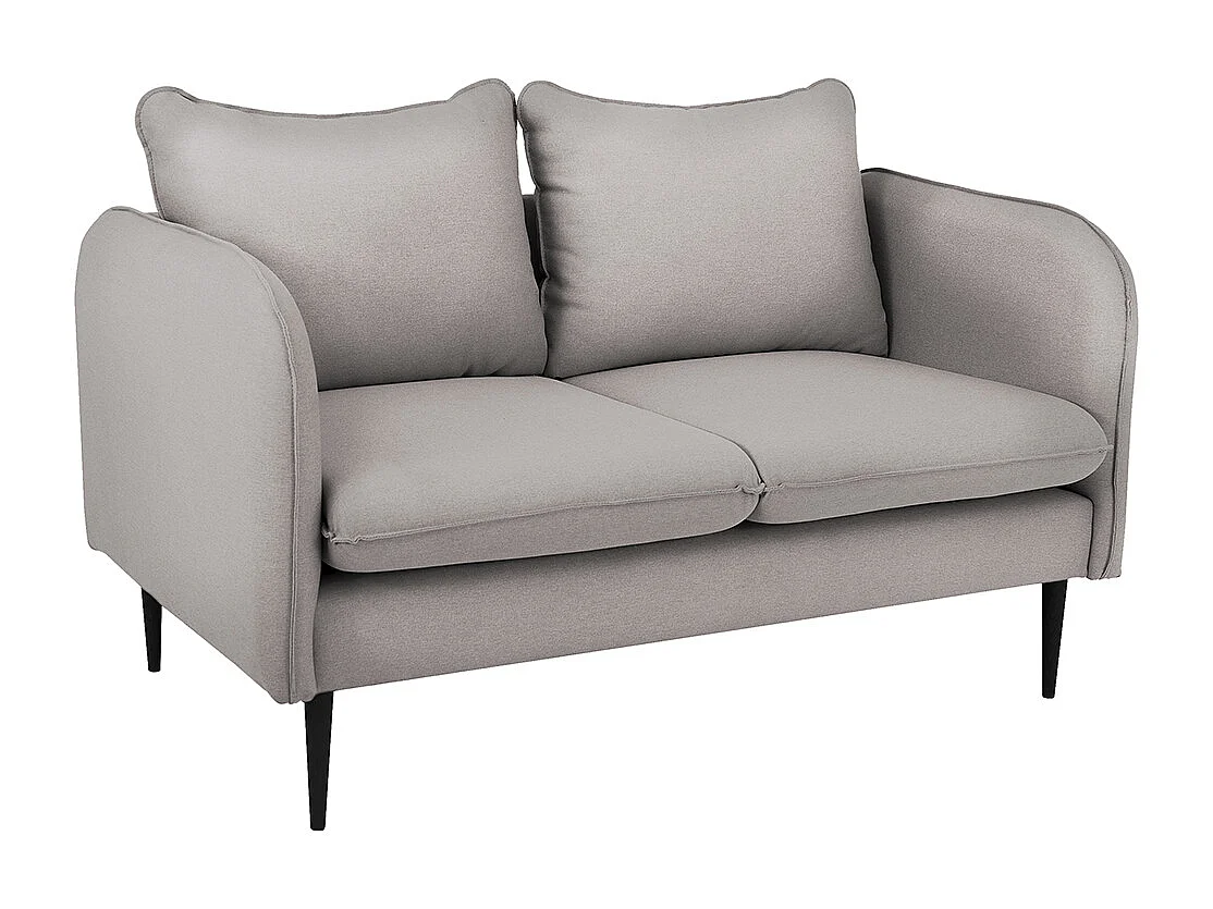 Sofá 0,89x1,45x0,9 m preto Posh Black