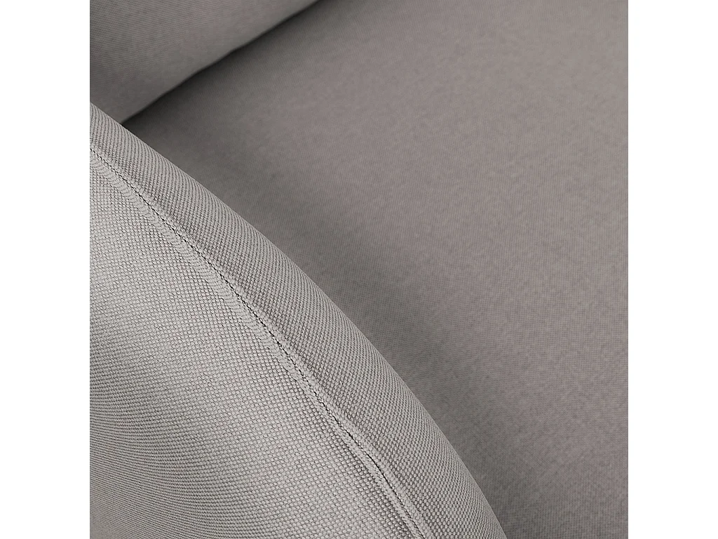 Sofá 0,89x1,45x0,9 m preto Posh Black