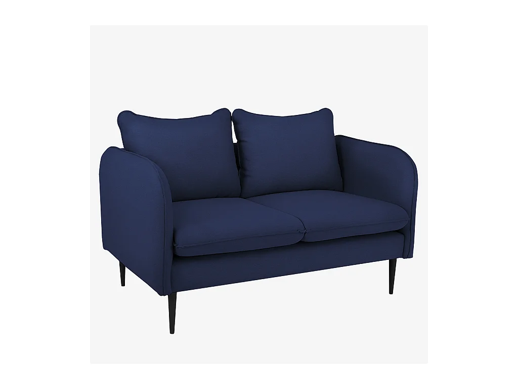 Sofa 89x145x90 cm schwarz Posh