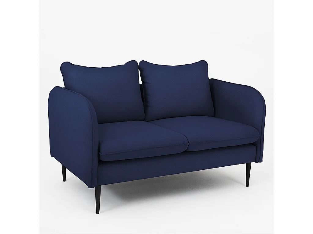 Bank 89x145x90 cm zwart Posh