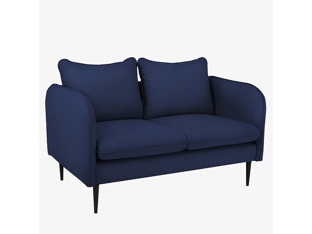 Bank 89x145x90 cm zwart Posh