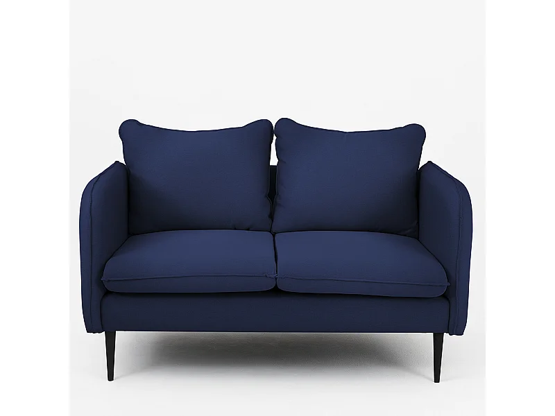 Sofa 89x145x90 cm schwarz Posh