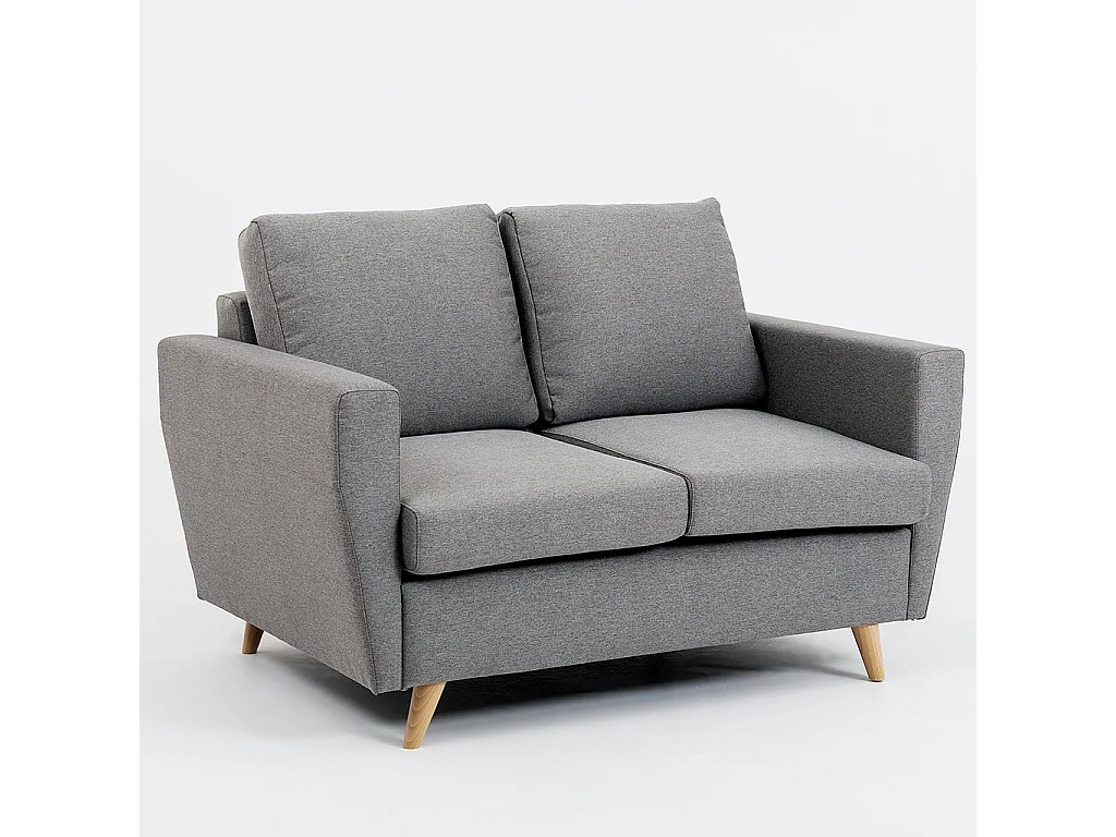 Sofá 0.9x1.34x0.86 m amante del acero