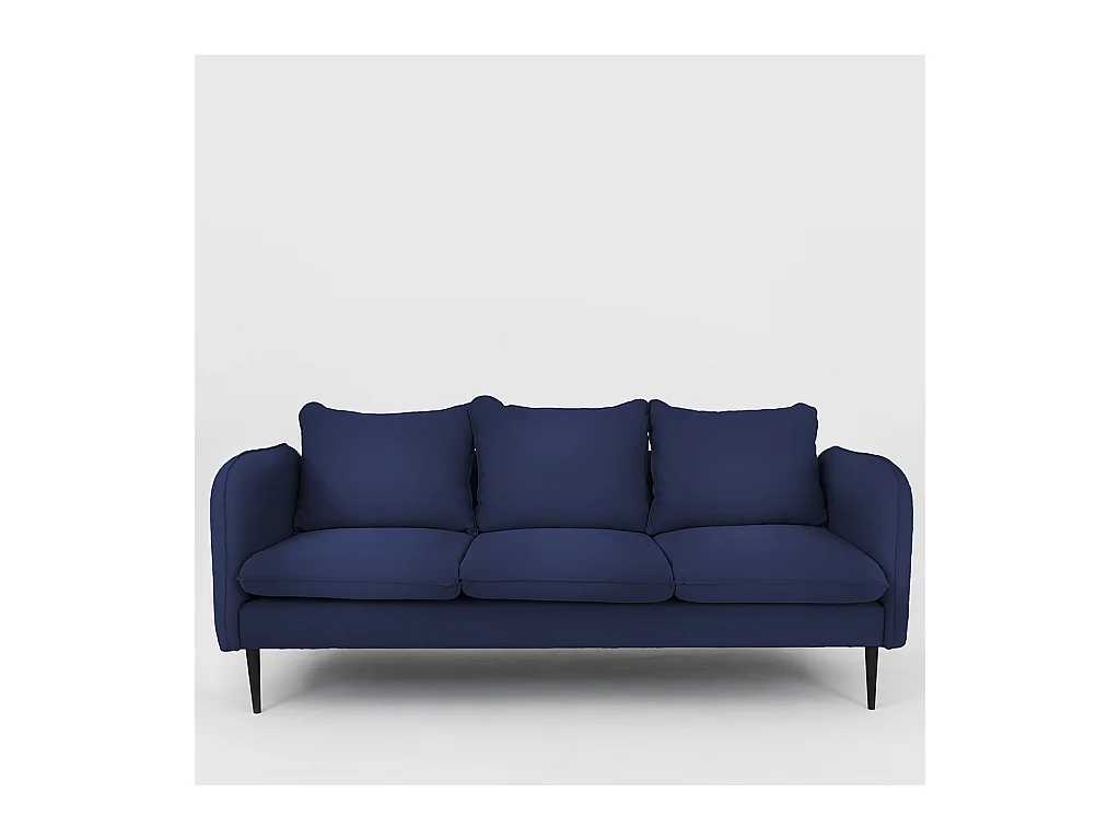 Bank 89x205x90 cm zwart Posh