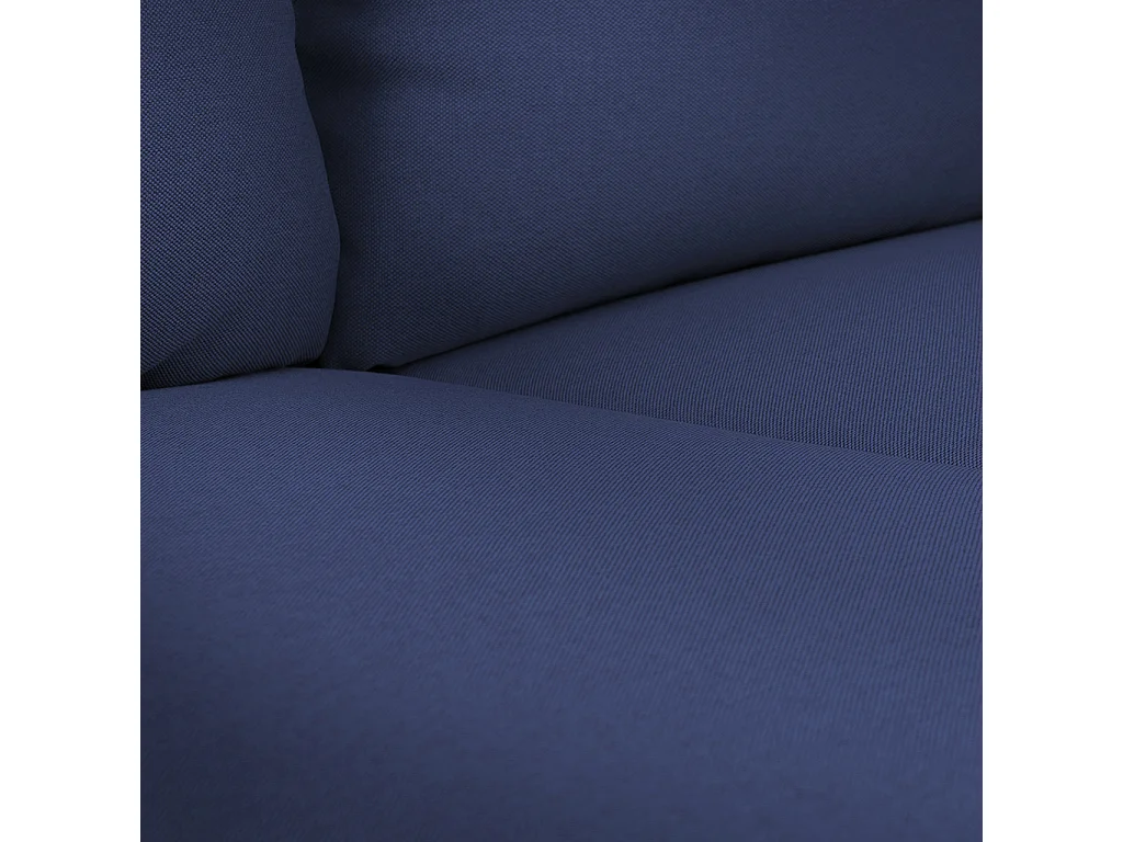 Sofa 89x205x90 cm schwarz Posh